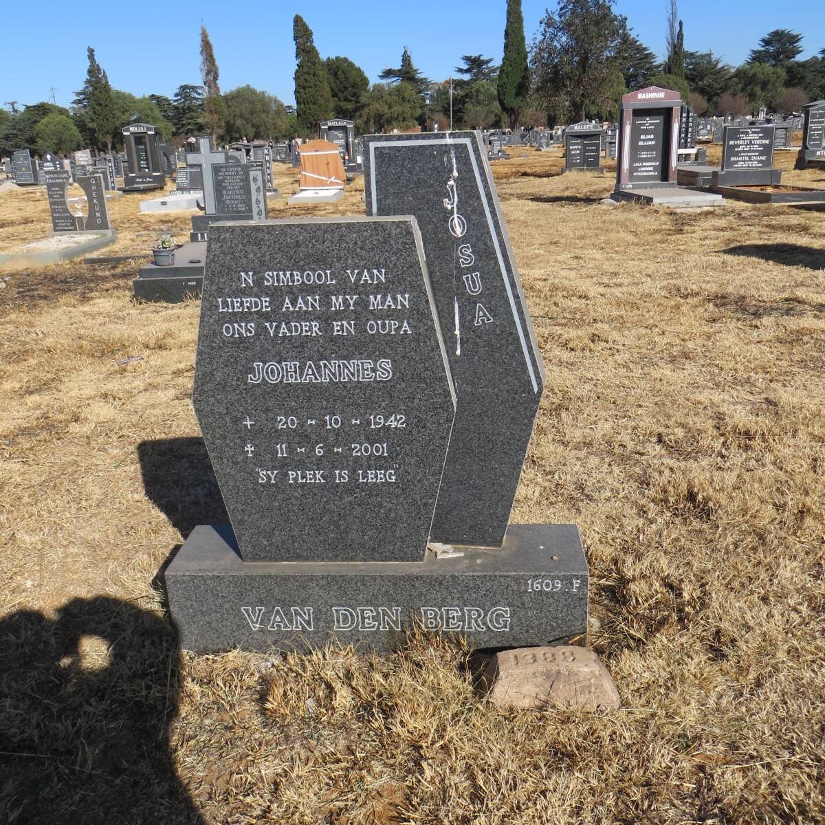 BERG Johannes, van den 1942-2001