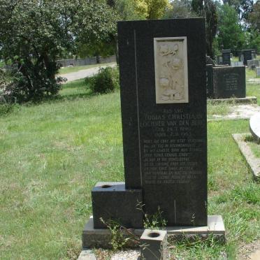 BERG Tobias Christiaan Lochner, van den 1890-1963