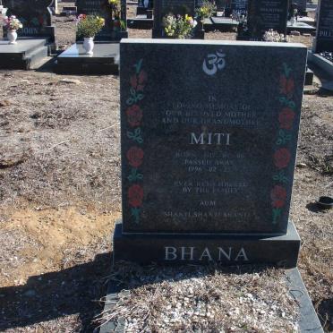 BHANA Miti 1917-1996