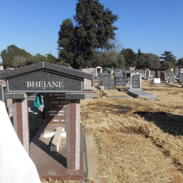 BHEJANE Hans Timothy Nkonde 1954-2004