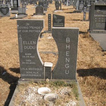 BHENGU Ellen Dudu 1921-2001