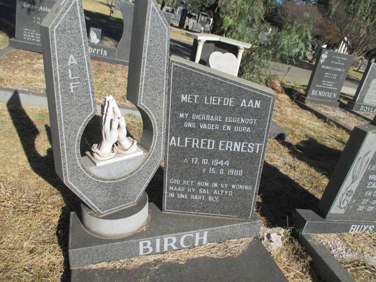 BIRCH Alfred Ernest 1944-1988