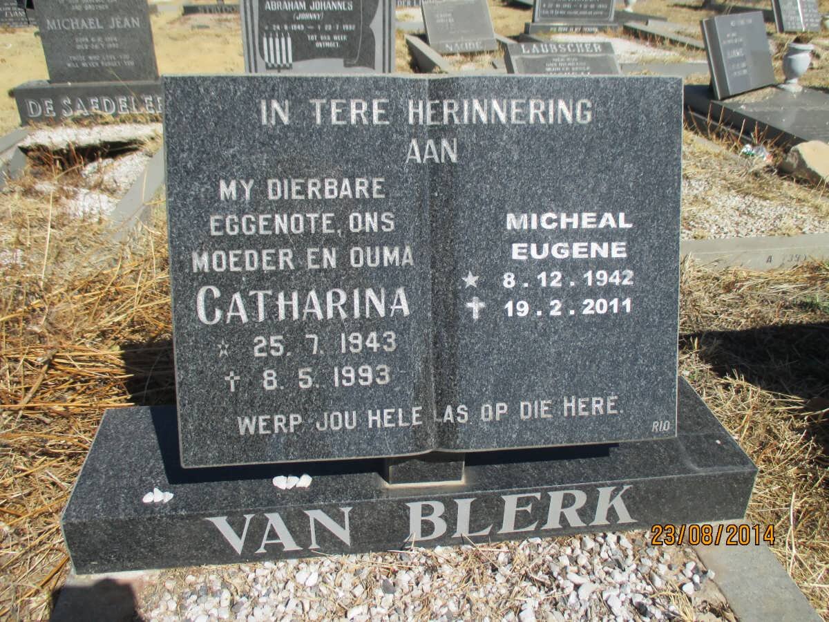 BLERK Micheal Eugene 1942-2011 &amp; Catharina 1943-1993