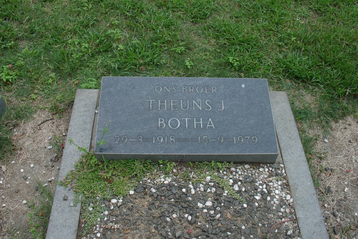 BOTHA Theuns J. 1918-1979