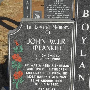BOYLAN John W.J.R. 1942-2006
