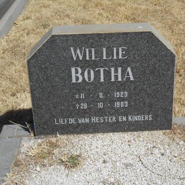 BOTHA Willie 1929-1983