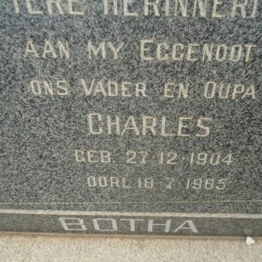 BOTHA Charles 1904-1965