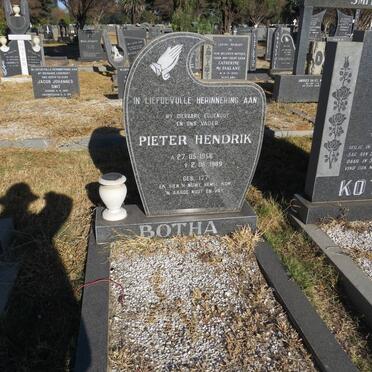 BOTHA Pieter Hendrik 1956-1989
