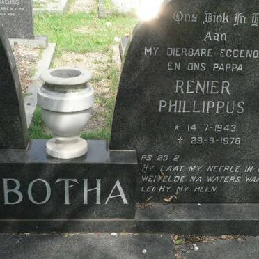 BOTHA Renier Phillippus 1943-1978