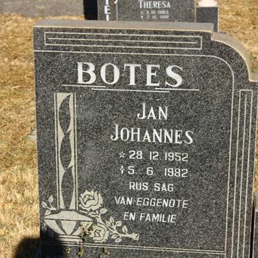 BOTES Jan Johannes 1952-1982