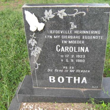 BOTHA Carolina 1923-1980