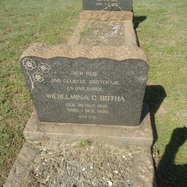 BOTHA Wilhelmina C. 1930-1930