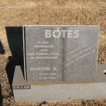 BOTES Martie A. 1908-1995