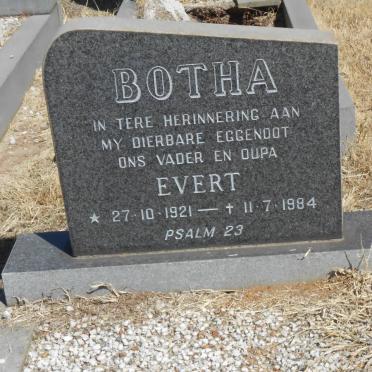 BOTHA Evert 1921-1984