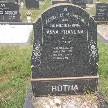 BOTHA Anna Francina 1896-1972