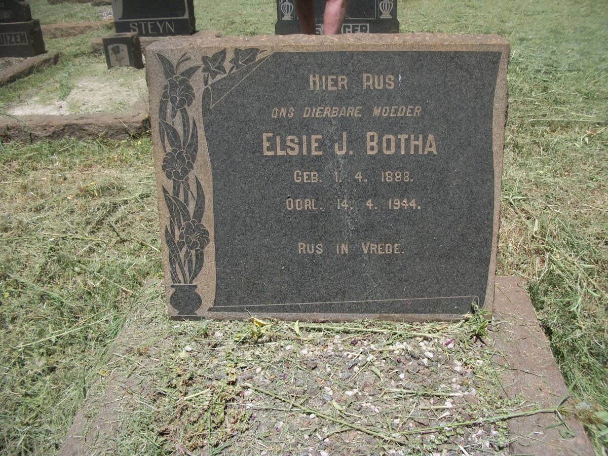 BOTHA Elsie J. 1888-1944