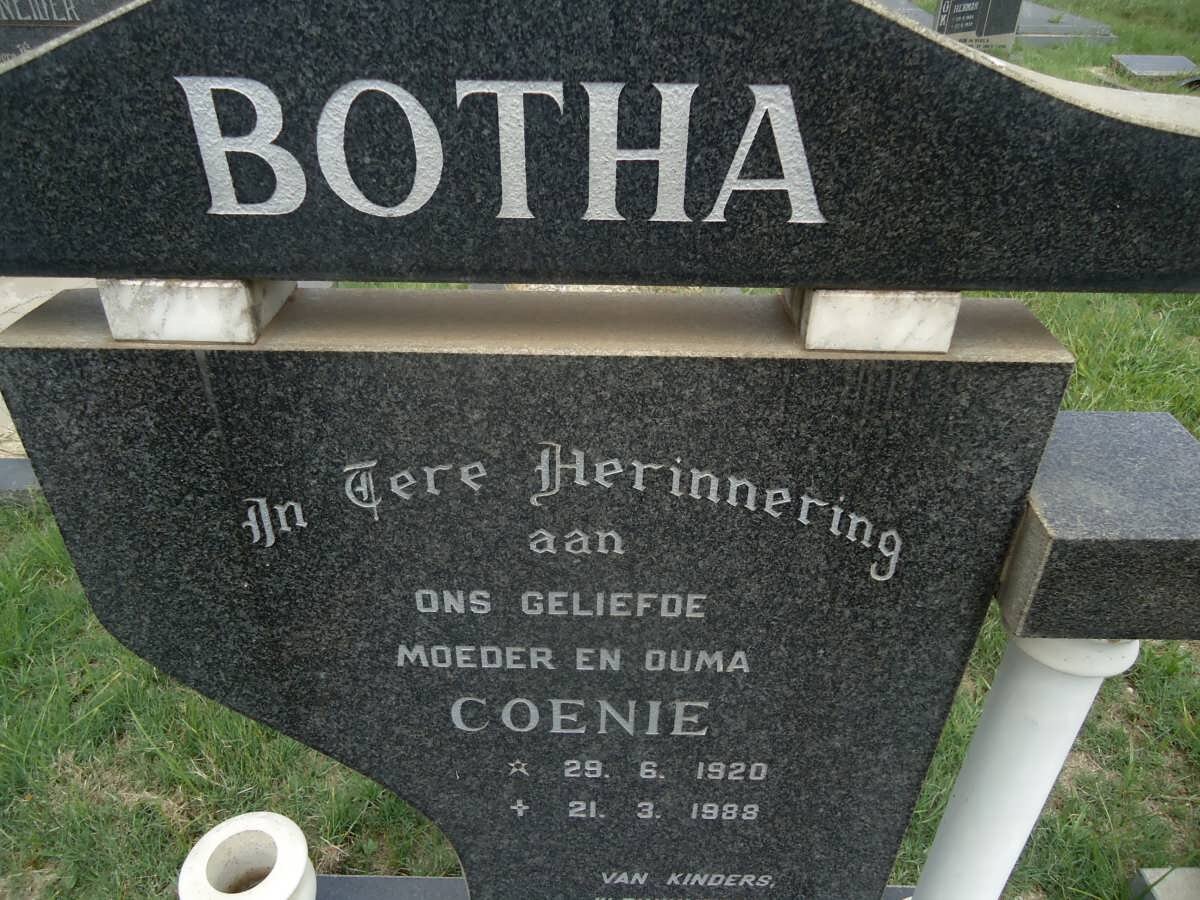 BOTHA Coenie 1920-1988
