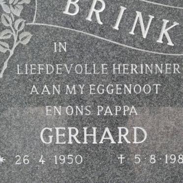 BRINK Gerhard 1950-1980