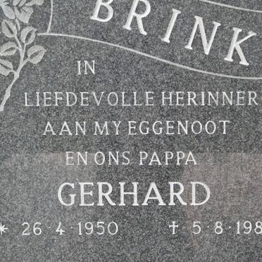 BRINK Gerhard 1950-1980