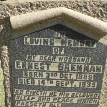 BRENNAN Ernest 1889-1935