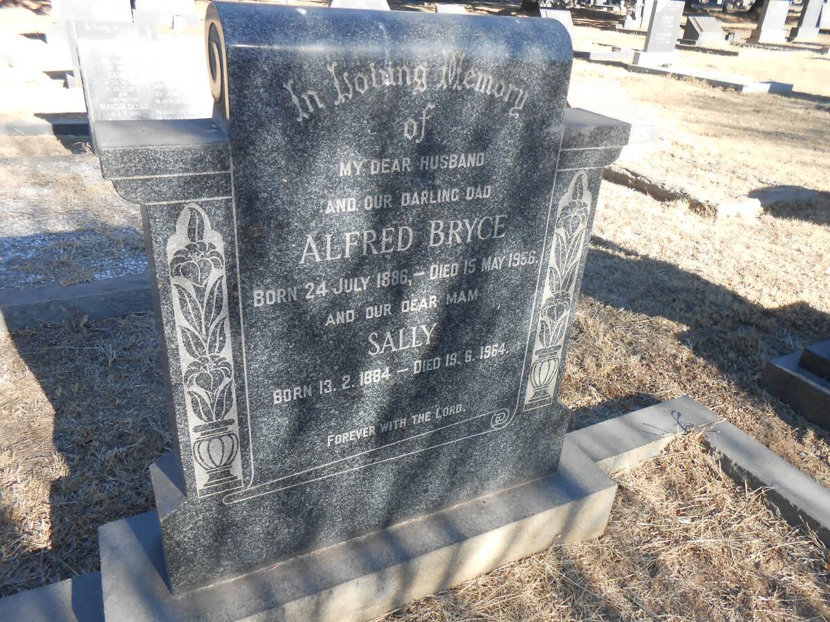 BRYCE Alfred 1886-1956 &amp; Sally 1844-1964