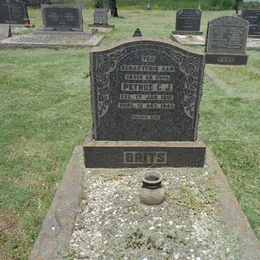 BRITS Petrus. C.J. 1881-1949