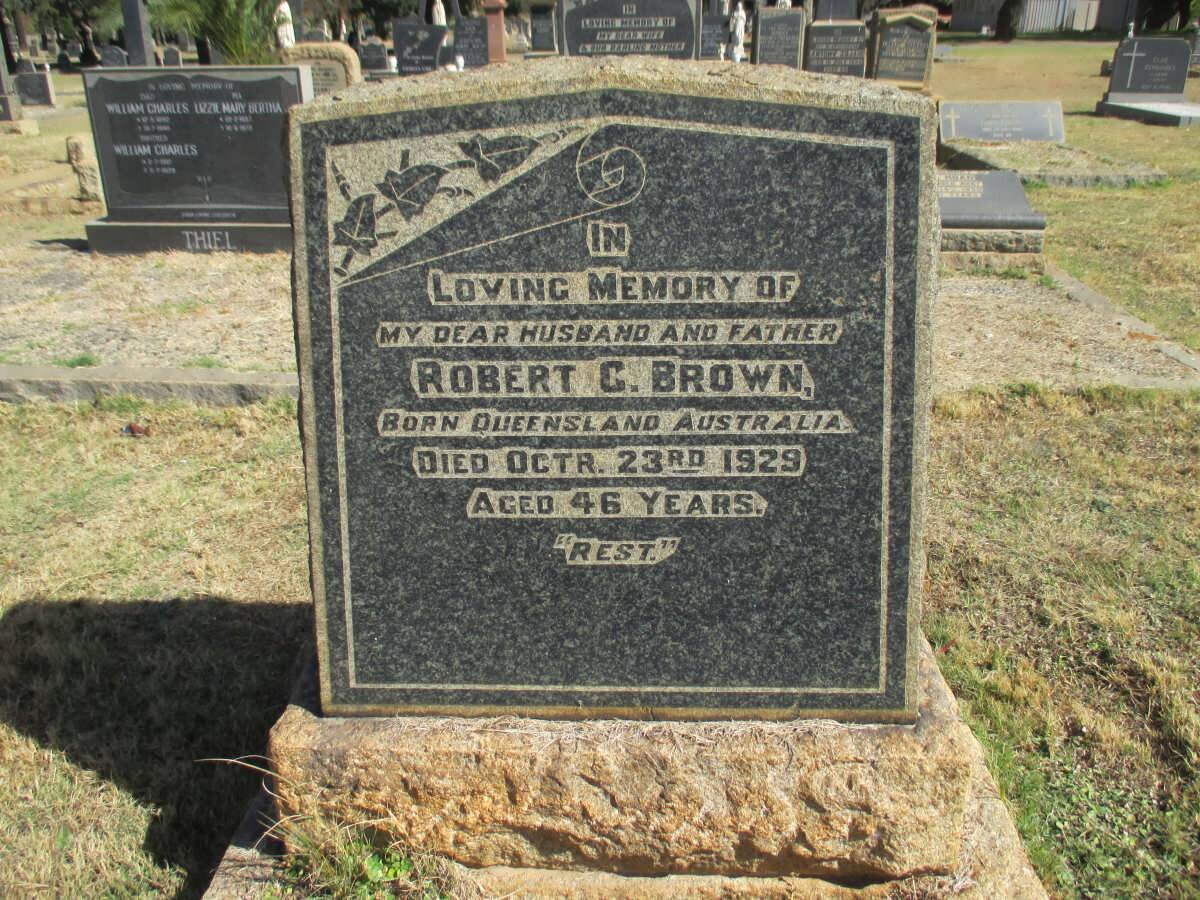 BROWN Robert C. -1929