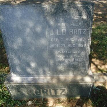 BRITZ J.L.D 1889-1938
