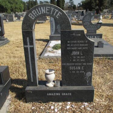 BRUNETTE John L. 1937-1995 &amp; Susan E. 1939-