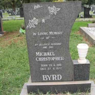 BYRD Michael Christopher 1916-1977