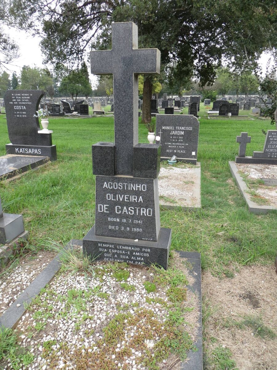 CASTRO Agostinho Oliveira, de 1941-1980