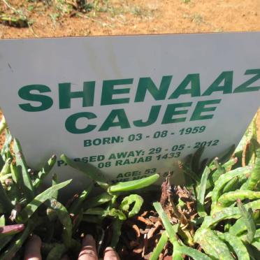 CAJEE Shenaaz 1959-2012