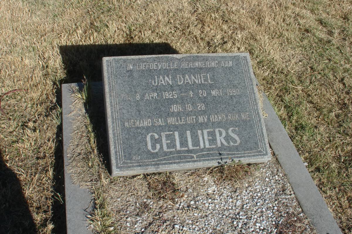 CELLIERS Jan Daniel 1925-1990