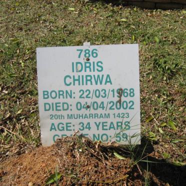 CHIRWA Idris 1968-2002