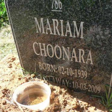 CHOONARA Mariam 1939-2009