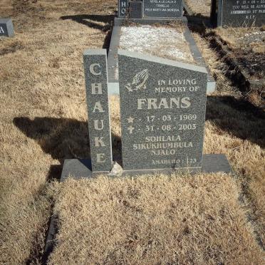 CHAUKE Frans 1969-2003