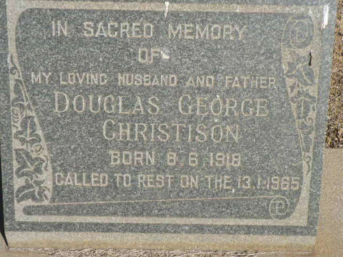 CHRISTISON Douglas George 1918-1965