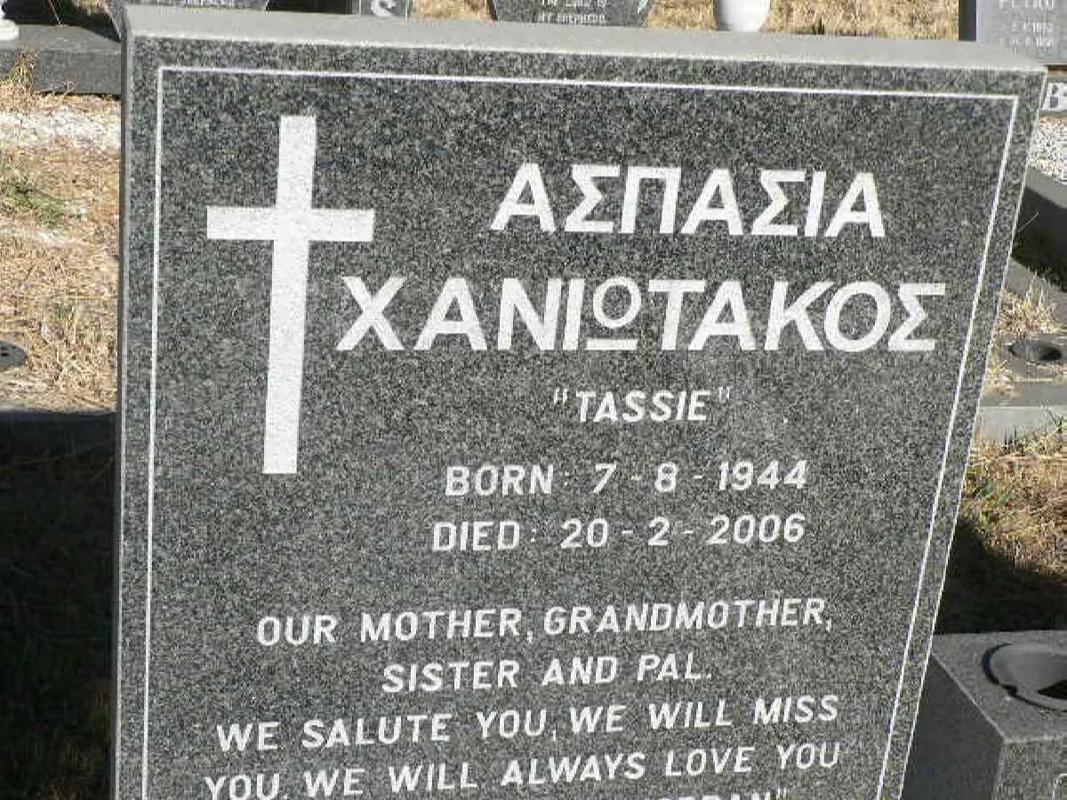 CHANIOTAKIS Asprazia 1944-2006