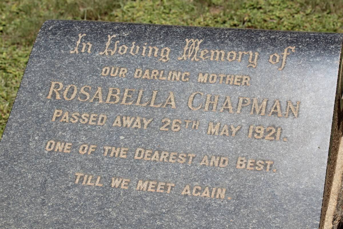 CHAPMAN Rosabela -1921