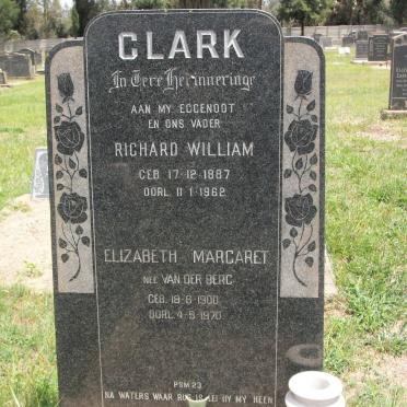 CLARK Richard William 1887-1962