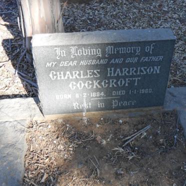 COCKCROFT Charles Harrison 1884-1960