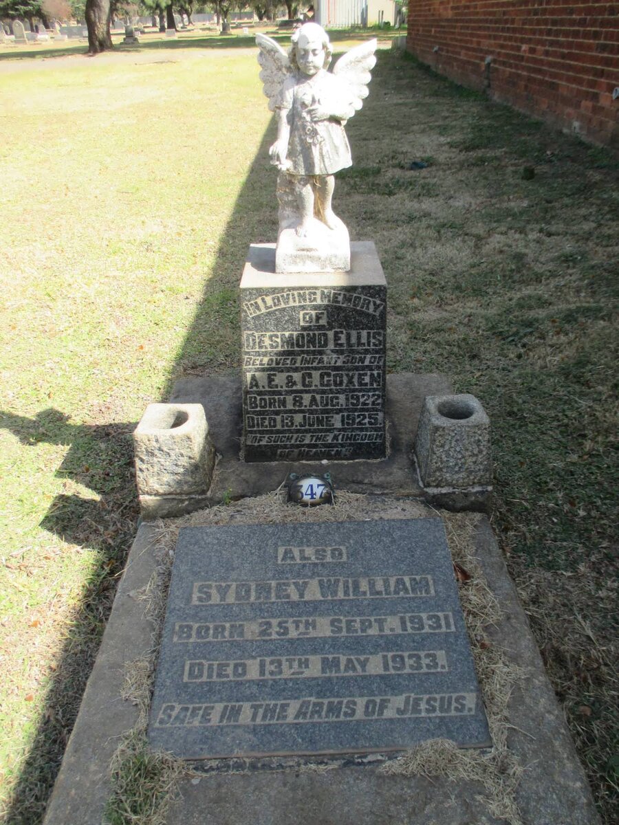 COXEN Desmond Ellis 1922-1925