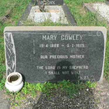 COWLEY Mary 1888-1969