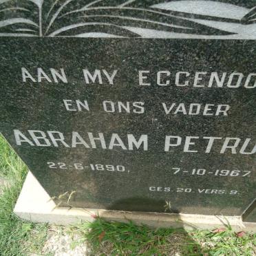 COETZEE Abraham Petrus 1890-1967 &amp; Dorathea Magdalena 1895-1976