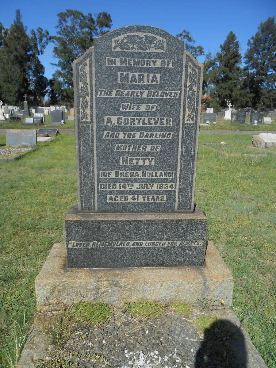 CORTLEVER Maria -1934