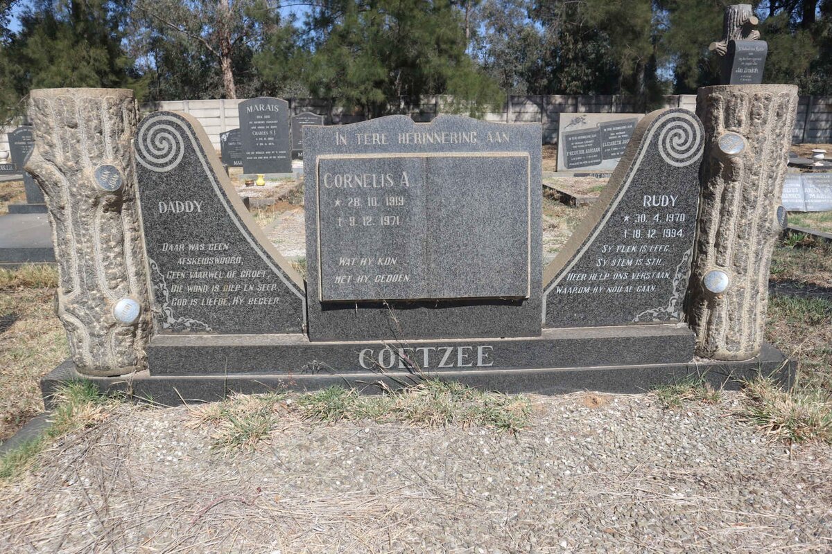 COETZEE Cornelis A. 1919-1971 :: COETZEE Rudy 1970-1994