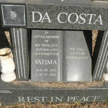 COSTA Fatima, da 1952-2002