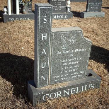 CORNELIUS Shaun 1975-2003