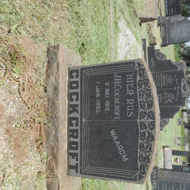 COCKROFT J.H. 1918-1950