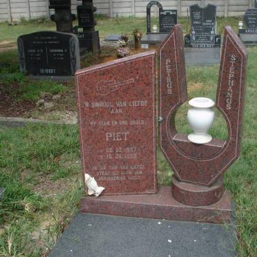 COETZEE Petrus Stephanus 1957-1993